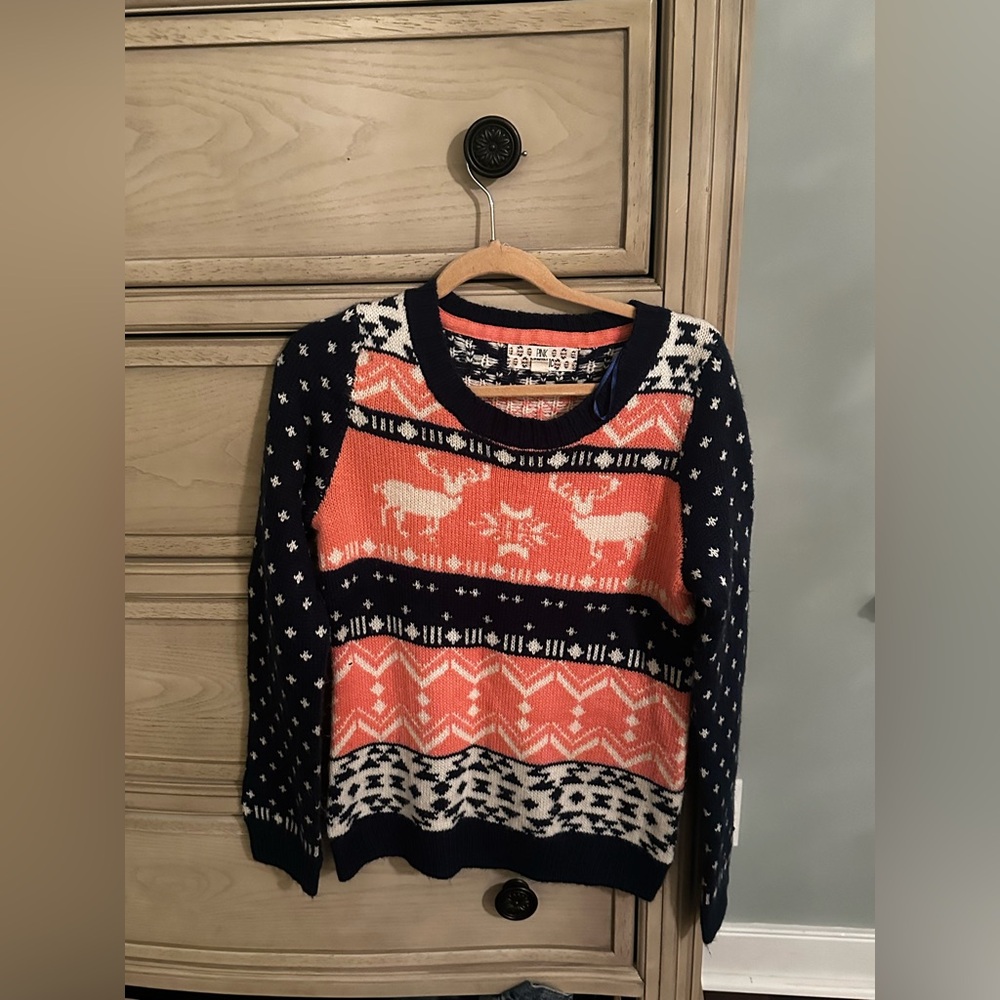 Pink republic sweater, excellent condition, size 10/12